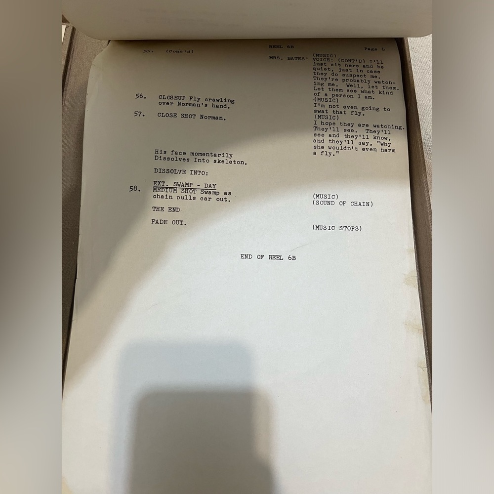 ❌SOLD❌Original Psycho Dialogue Movie Script Signed By Book Author Robert Bloch - Picture 12 of 14
